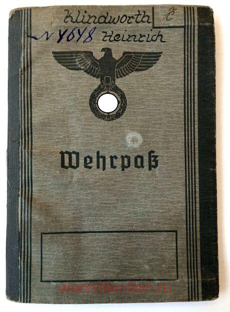 Wehrpass ( )  .  .